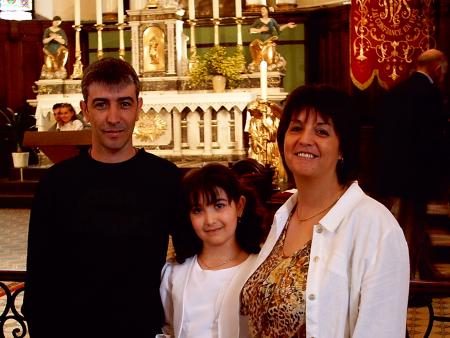 mes parent avec ma soeur sarah